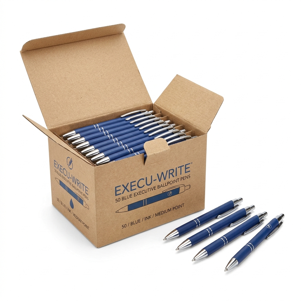 Cello Butterflow Ball Pens (Box of 50 Blue)